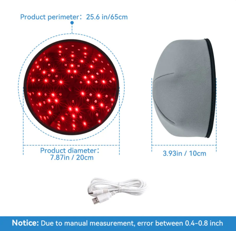 LED scalp massager with red light therapy, red light scalp massager, hair growth scalp massager, scalp massage device with LED light, hair follicle stimulator, scalp therapy massager, portable