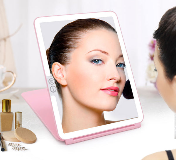 Multifunctional LED makeup mirror with adjustable lighting
