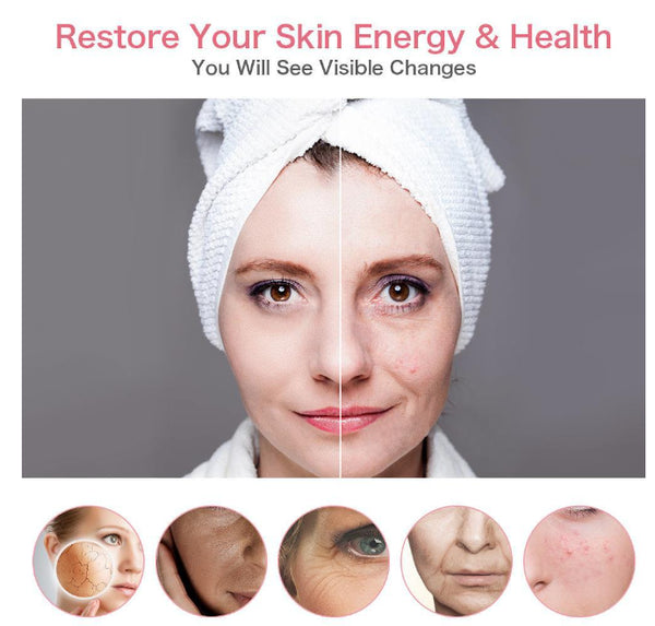 Ion technology skincare tool for skin rejuvenation