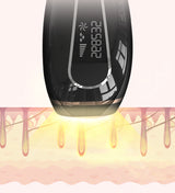 Rechargeable laser hair remover for smooth, hair-free skin