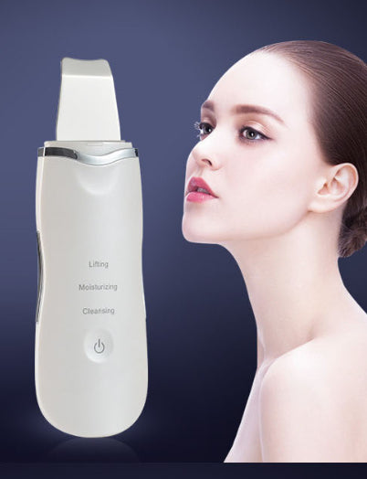 Rechargeable ultrasonic blackhead remover and exfoliator