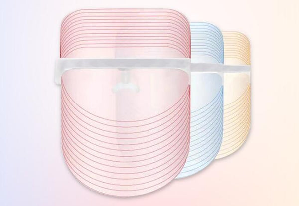 LED skin rejuvenation mask with photon light therapy