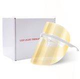 Photon beauty mask with red, blue, and green lights