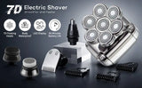 Wet and dry electric bald shaver