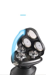 Portable electric shaver and beard trimmer combo