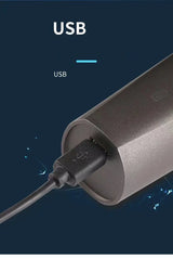 Rechargeable electric shaver and facial hair trimmer