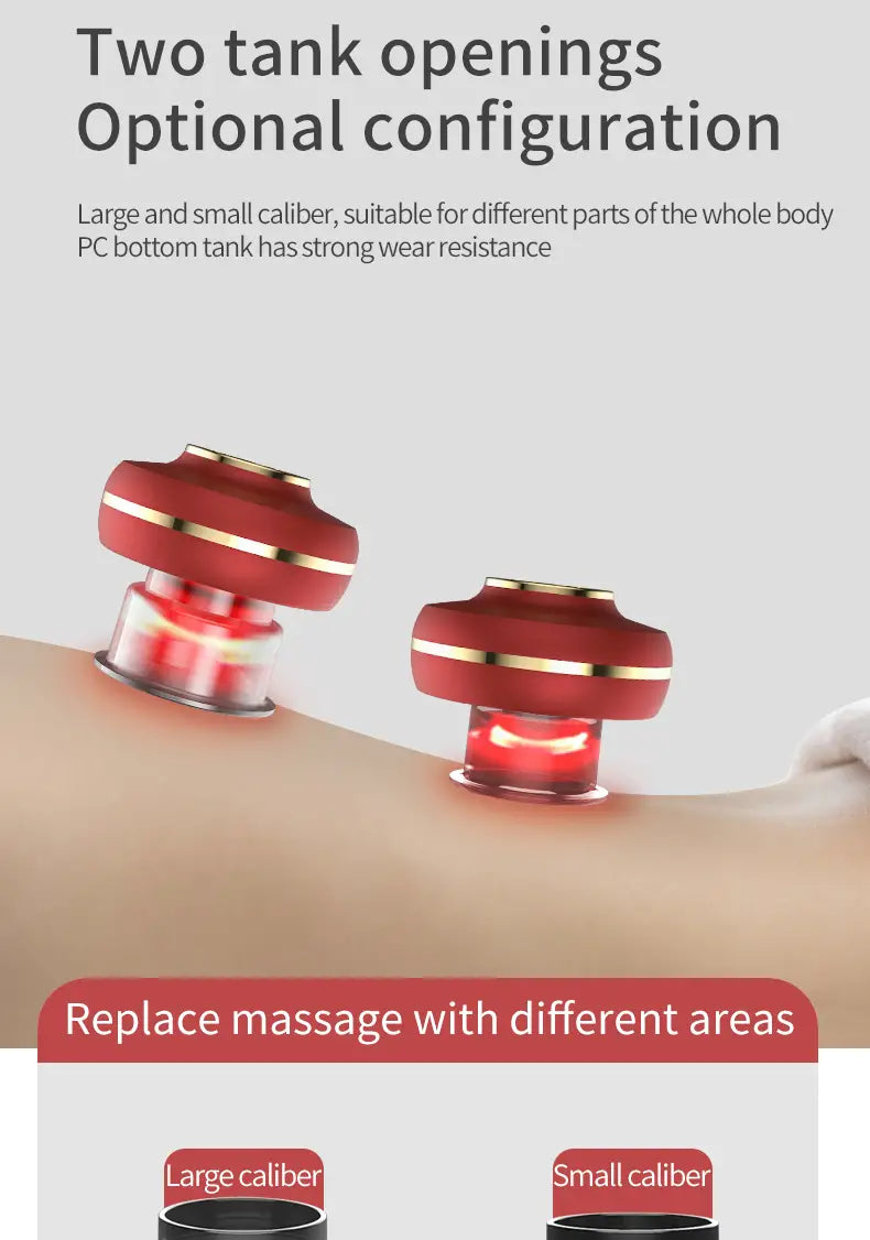 Electric cupping therapy massager | Red light cupping device | Vacuum cupping massager | Portable cupping therapy machine | Rechargeable cupping device | Pain relief cupping massager | Muscle recovery cupping therapy | Deep tissue cupping device | Smart cupping therapy massager