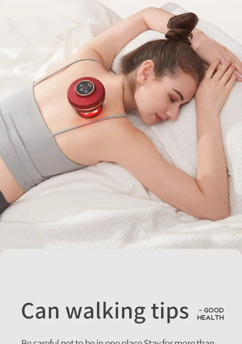 Electric cupping therapy massager | Red light cupping device | Vacuum cupping massager | Portable cupping therapy machine | Rechargeable cupping device | Pain relief cupping massager | Muscle recovery cupping therapy | Deep tissue cupping device | Smart cupping therapy massager
