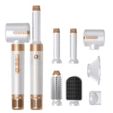 7-in-1 hot air styling brush | Multi-functional hair dryer brush | Salon blowout brush | Hair curling and straightening tool | Volumizing dryer brush | Professional hot air styler | All-in-one hair brush dryer