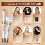7-in-1 hot air styling brush | Multi-functional hair dryer brush | Salon blowout brush | Hair curling and straightening tool | Volumizing dryer brush | Professional hot air styler | All-in-one hair brush dryer