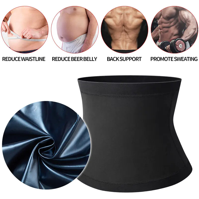 Men's Sauna Body Shaper Waist Trainer Slimming Belt - Packaging
