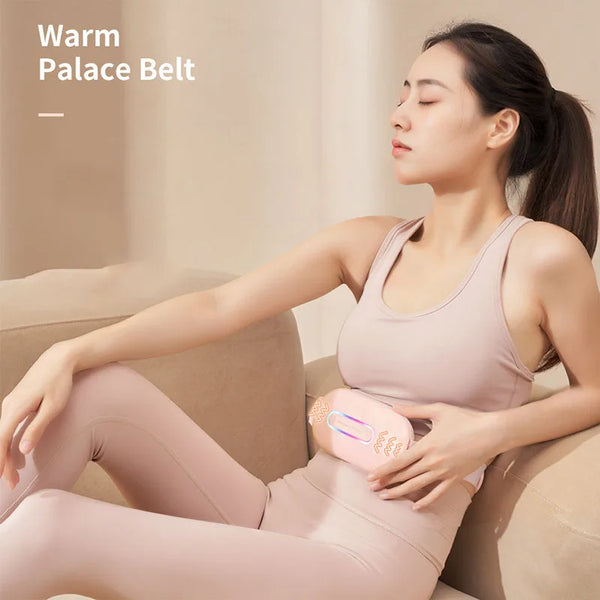 Rechargeable heating pad belt for period pain relief