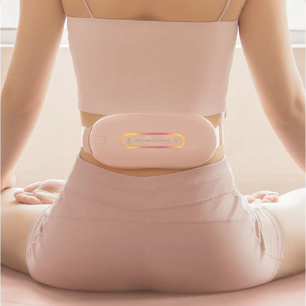 Heating belt for menstrual cramps with adjustable heat settings