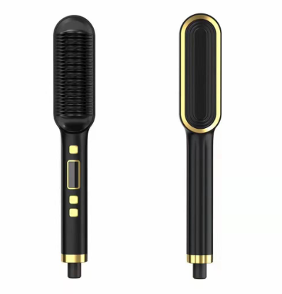Fast-heating LCD hair styling comb for women