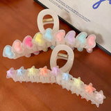 Cute love star hair clip for elegant hairstyles